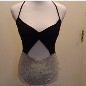 Koreswim one piece swimsuit cut outs Sexy Beach